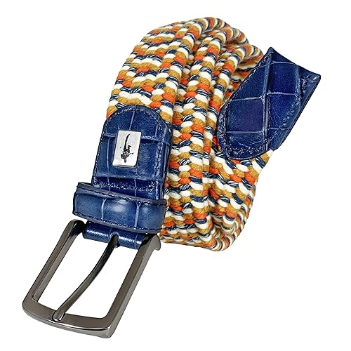 MAD GOLFER ACCESSORIES Tequila Sunrise Multicolor Stretch Belt (42)