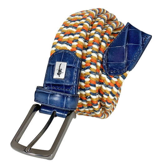 MAD GOLFER ACCESSORIES Tequila Sunrise Multicolor Stretch Belt (42)