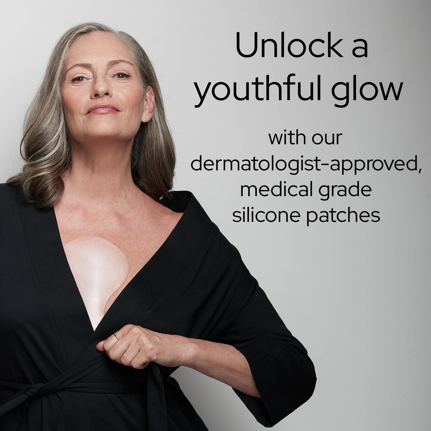 SiO Beauty ChestLift - Wrinkle-Smoothing, Medical-Grade Silicone Patches for Chest Fine Lines - Reusable Up to 10x - Cruelty-Free