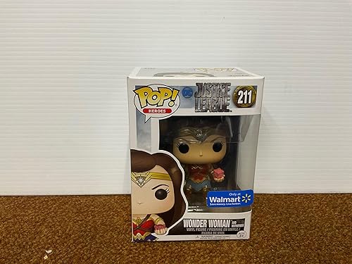 Funko 14869-PX-1TF Pop DC Justice League Wonder Woman Exclusive Vinyl Movie, Solid, Multi, one Size