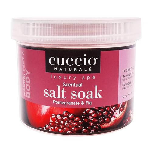 Cuccio Naturale Scentual Salt Soak - Invigorating Salts With An Irresistible Scent - Rejuvenate And Soothe Tired Feet - Softens And Leaves The Skin