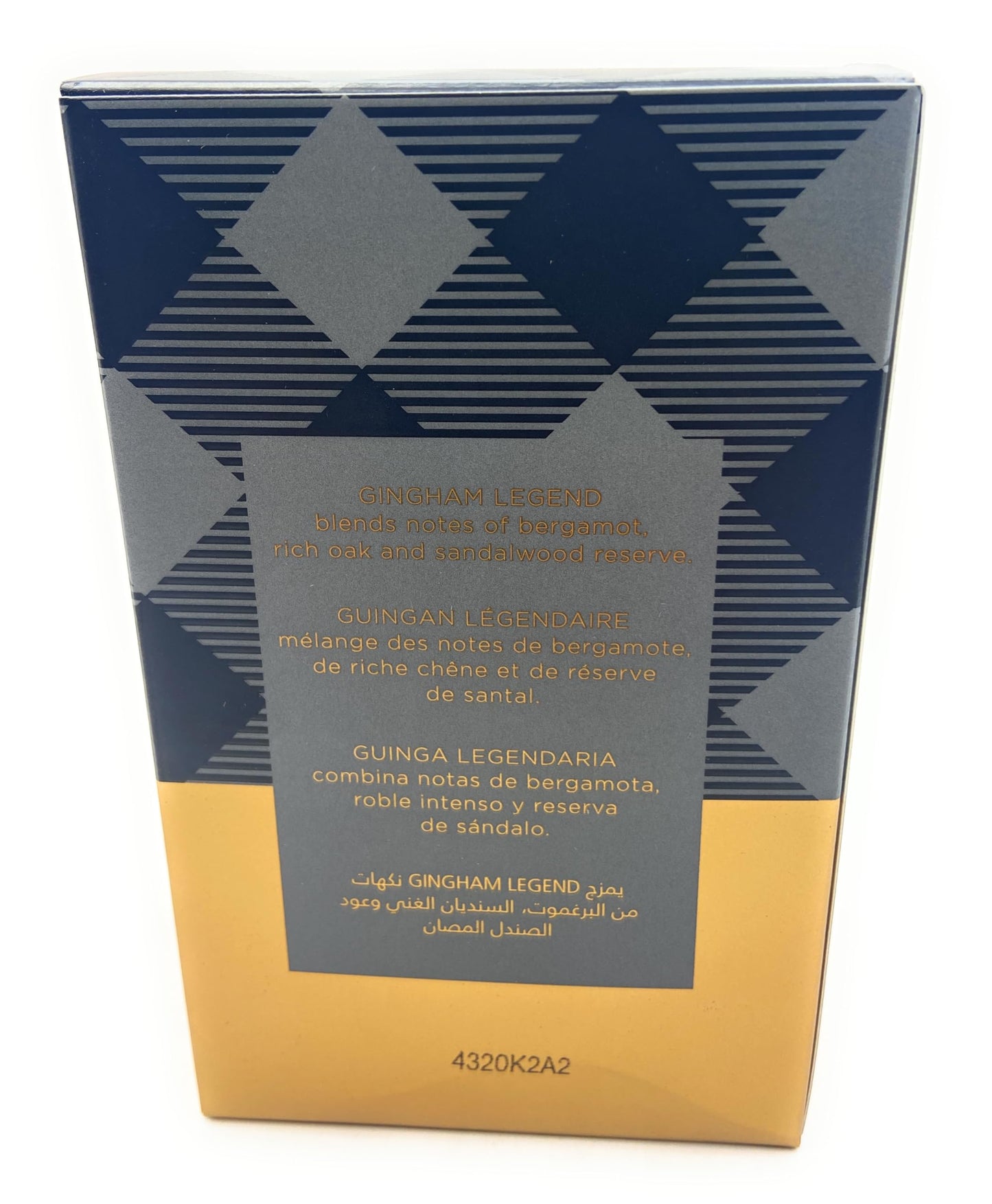 Bath and Body Works Gingham Legend Cologne For Men 3.4 Fluid Ounce Spray