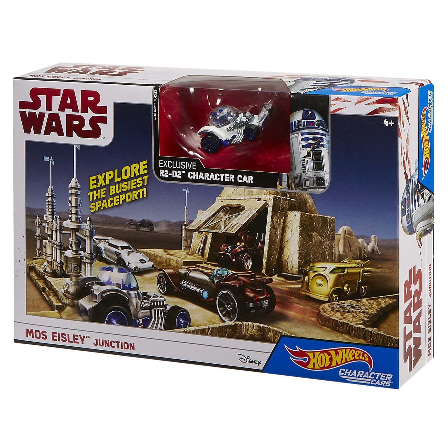 Hot Wheels Star Wars EP8 Character Car LP Playset