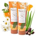 Saavy Naturals Deeply Hydrating Body Cream for Dry Skin - Nourishing Shea Butter, Plant-Based & Sustainably Sourced - Sweet Orange - 8.5 fl oz, 2 pack