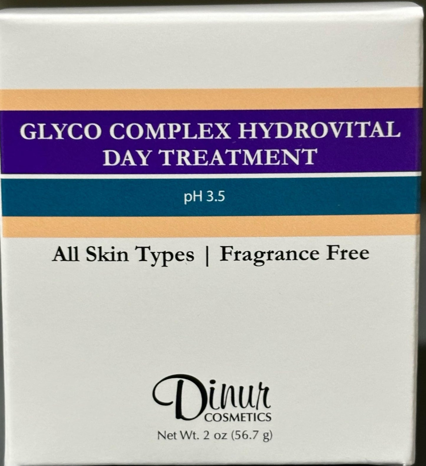Dinur Cosmetics Glyco Complex Day Treatment Lightweight Moisturizing Cream with Glycolic Acid Exfoliating & Hydrating Formula for Smoother Radiant