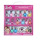 Barbie Movie 18 Piece Set Kids Water-Based Nail Polish Set, Includes Nail Polish, Nail Gems, Nail File for Age 3+, Parties Birthday by Townley Girl
