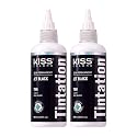 Red by Kiss Tintation Semi-Permanent Hair Color, Aloe Vera Water Based, Argan Oil, Olive Oil, Collagen & Keratin, Long-Lasting Color Dye (Jet Black, 2