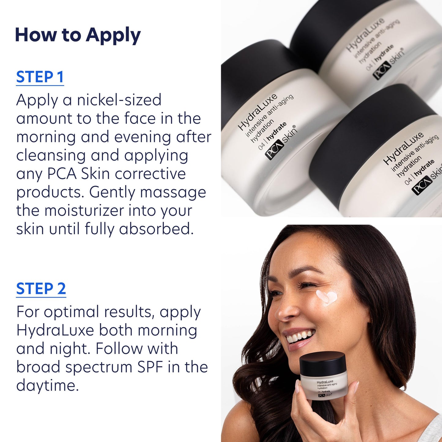 PCA SKIN HydraLuxe Anti Aging Cream, Deeply Moisturizing Cream for Day and Night Use, Improves Moisture Retention in Skin and Smoothes Fine Lines