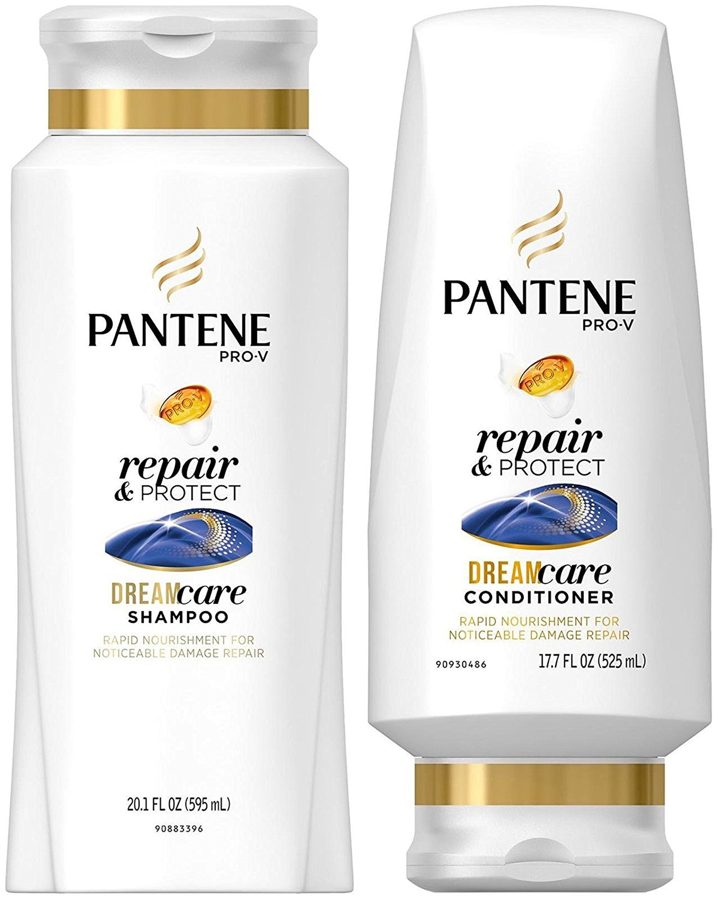 Pantene Pro-V Haircare - Repair & Protect - Dreamcare Shampoo (20.1 FL OZ) & Conditioner (17.7 FL OZ) Set - One Set