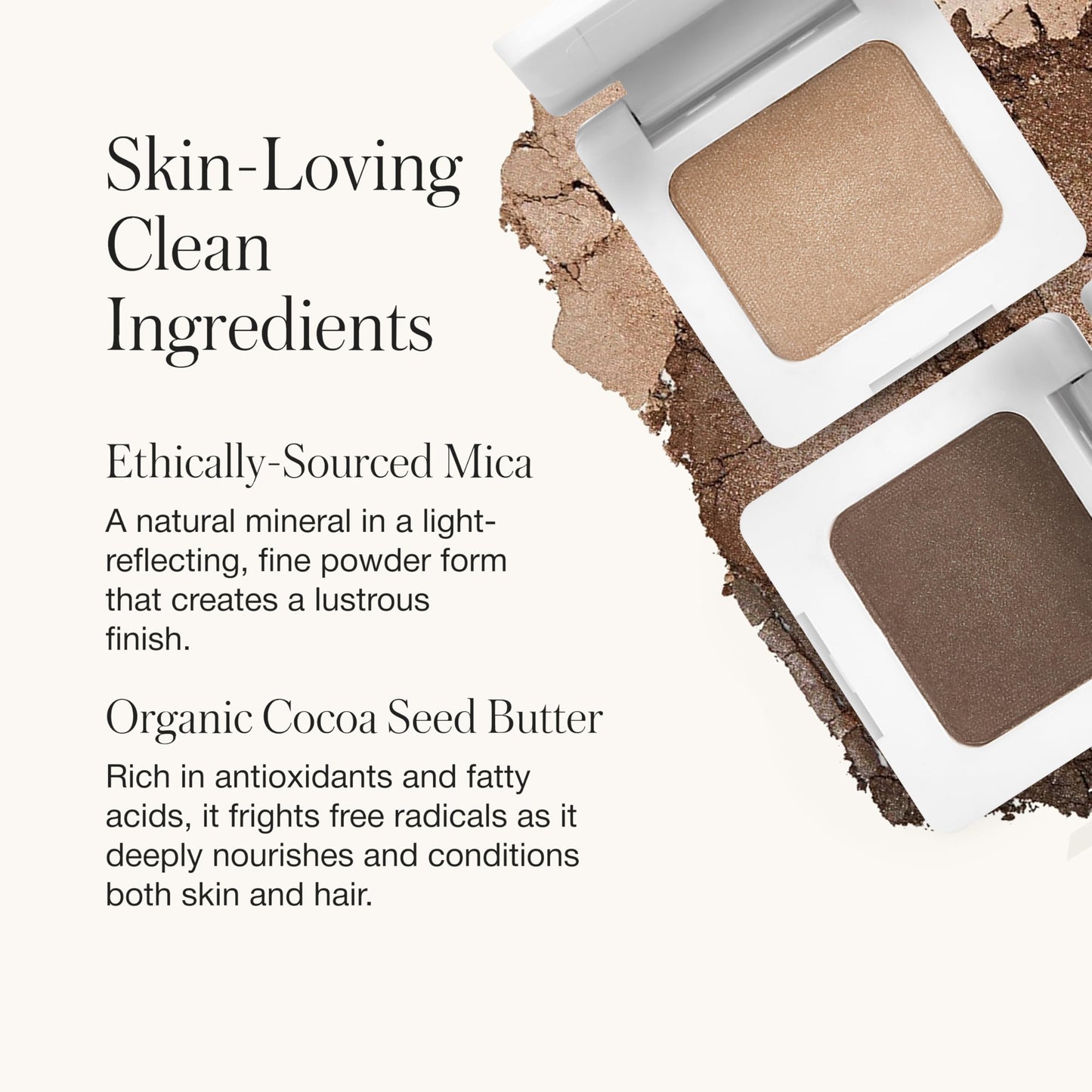 RMS Beauty Back2Brow Powder, Natural Eyebrow Enhancing Powder for Fuller, Defined Brows, Water-Resistant & Smudge-Proof Long Wear, Multiple Shades