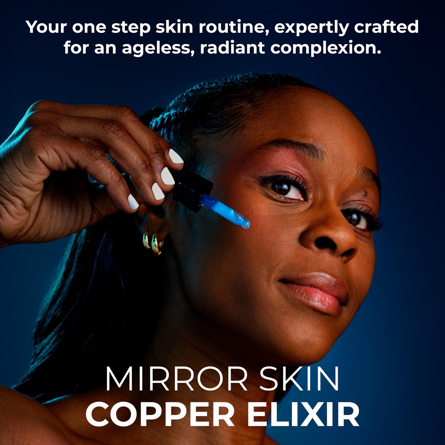 Mirror Skin Copper Peptides Serum for Face - GHK-Cu Copper Peptide Serum with 1.25% GHKCu Peptide & EGF | Advanced Cellular Renewal, EGF Glow Complex Beauty & Personal Care MIRROR SKIN