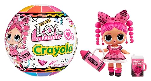 LOL Surprise Loves Crayola Tots - Collectible Doll, 7 Surprises, Crayon Color Theme, Limited Edition Small Doll, Great Toy Gift for Girls Ages 3+
