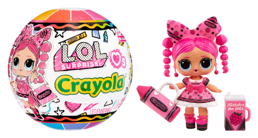 LOL Surprise Loves Crayola Tots - Collectible Doll, 7 Surprises, Crayon Color Theme, Limited Edition Small Doll, Great Toy Gift for Girls Ages 3+