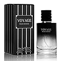 Voyage for Men Eau De Parfum - Sophisticated Male Fragrance Composition of bergamot, Pepper, Lavender, Star Anise & Nutmeg - Base of Peppery & Vanilla