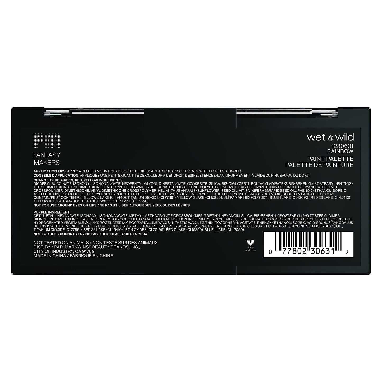 wet n wild Fantasy Makers Paint Palette Rainbow