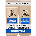 Dr. Squatch Full + Thick Men's Shampoo and Conditioner Set - For Fuller, Thicker-Looking Hair - Natural Shampoo and Conditioner for Men - Fresh Falls