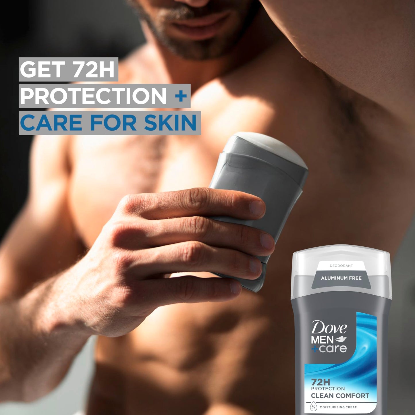 DOVE MEN + CARE Deodorant Stick for Men Clean Comfort 4 Count Aluminum Free 72-Hour Odor Protection Mens Deodorant with 1/4 Moisturizing Cream 3 oz Beauty and Personal Care DOVE MEN + CARE