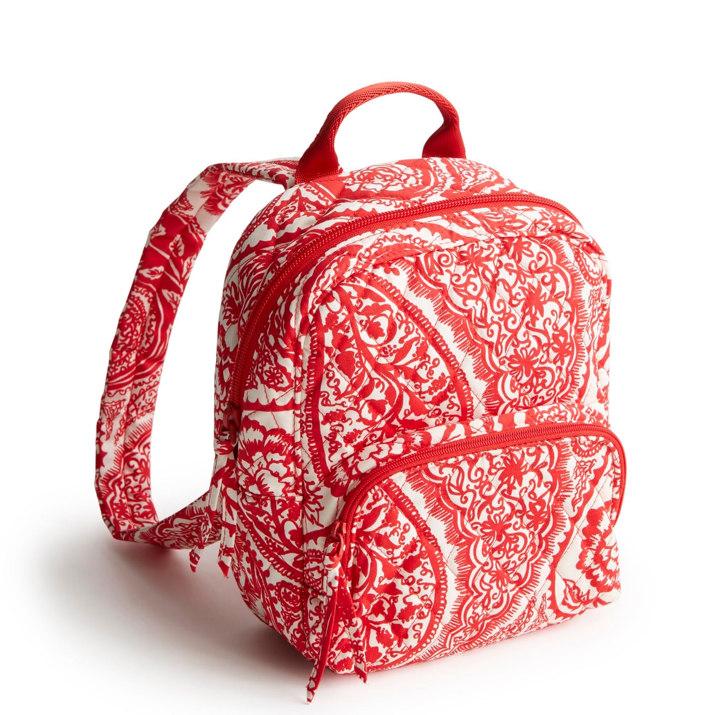 Vera Bradley Women's Premium Cotton Mini Banbury Backpack, Paisley Key, One Size