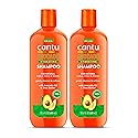 Cantu Avocado Hydrating Sulfate-free Shampoo with Pure Shea Butter, 13.5 oz (Pack of 2)