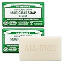 Dr. Bronner's Pure-Castile Magic Bar Soap - Made with Regenerative Organic Certified Oils - For Face, Body, Hair - Gentle Cleanse - Vegan Bath Soap