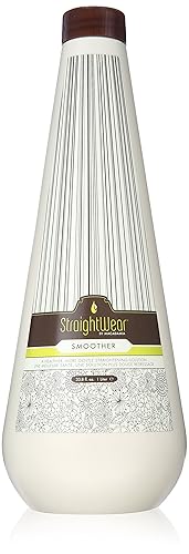 Macadamia Oil Natural Oil Straightwear Smoother Straightening Solution for Unisex - 33.8 oz Smoother