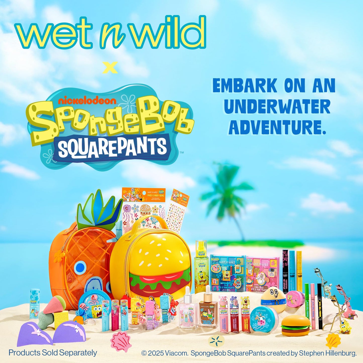 wet n wild Spongebob Double The F.U.N. Liquid Eyeliner & Stamp - Party's Here