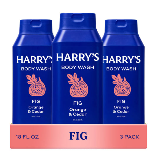 Harry's Men's Body Wash - Fig - (3 Pack) 18 fl oz - Shower Gel for Men - No Parabens, Sulfates, or Dyes Beauty & Personal Care Harry's