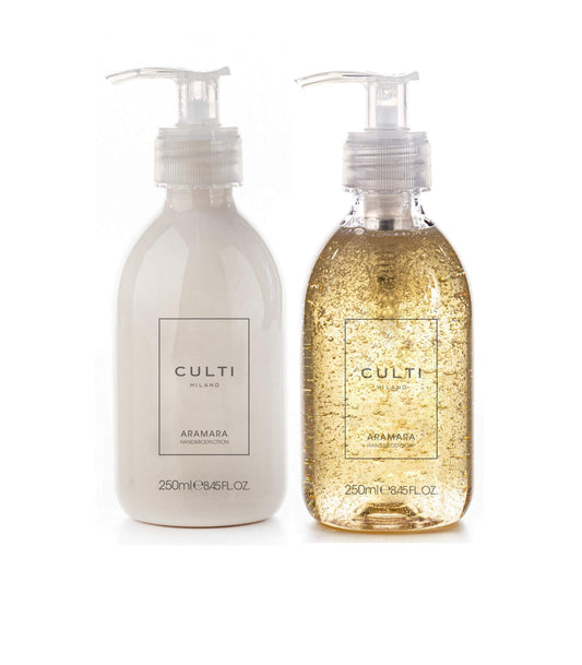 Culti MILANO Aramara Lotion and Soap 250ml Citrus and Woody Scent