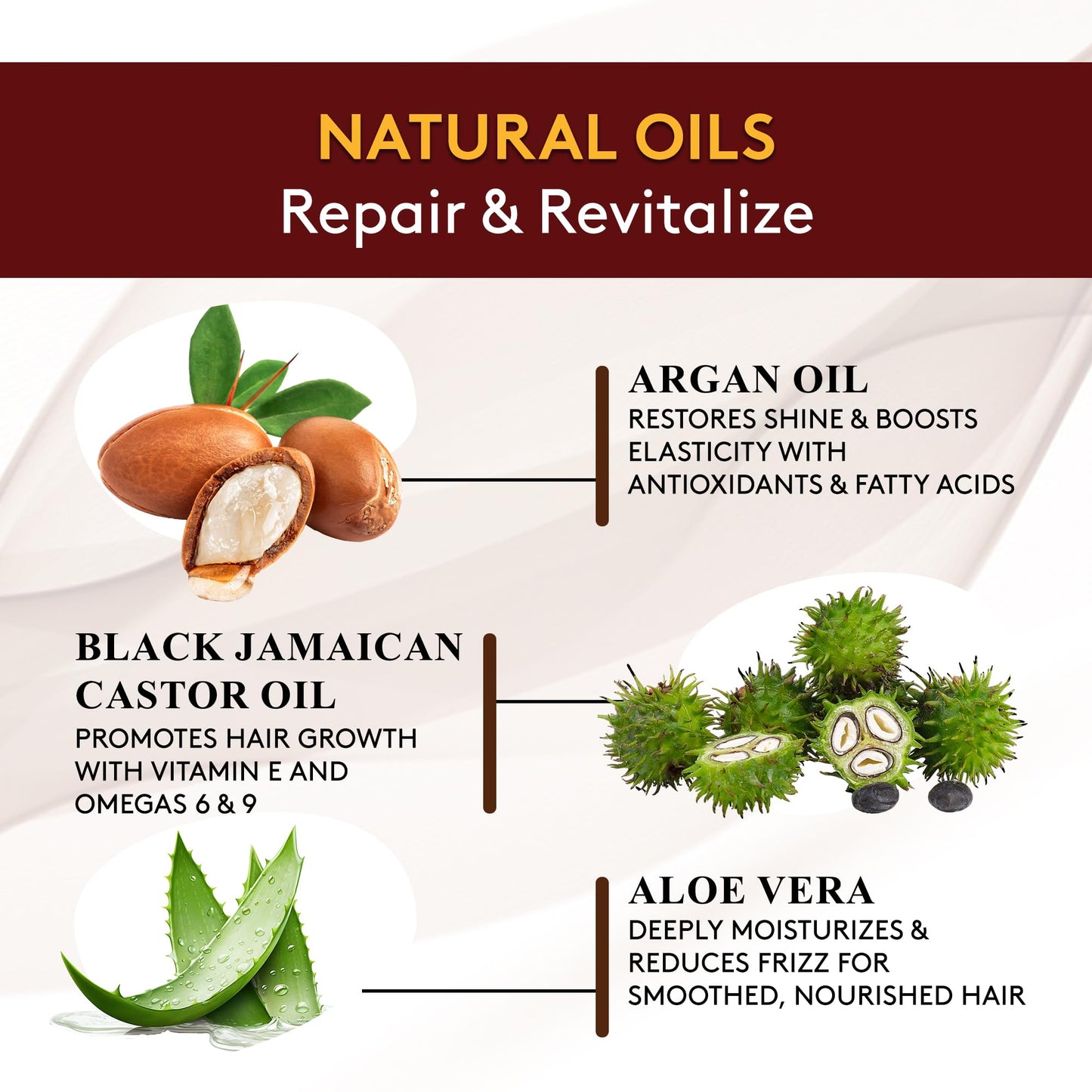 Okay Black Jamaican Castor Oil Moisture & Curling Hair Sorbet, White, 7.25 Oz