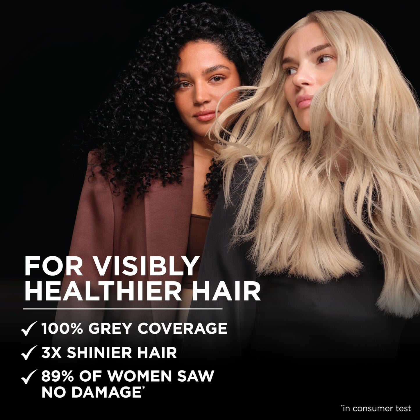 Garnier Olia Hair Color, Ammonia-Free Permanent Hair Dye, Oil-Powered Formula for 100% Gray Coverage and 3x Shinier Hair, Vegan & Cruelty Free, 9.0