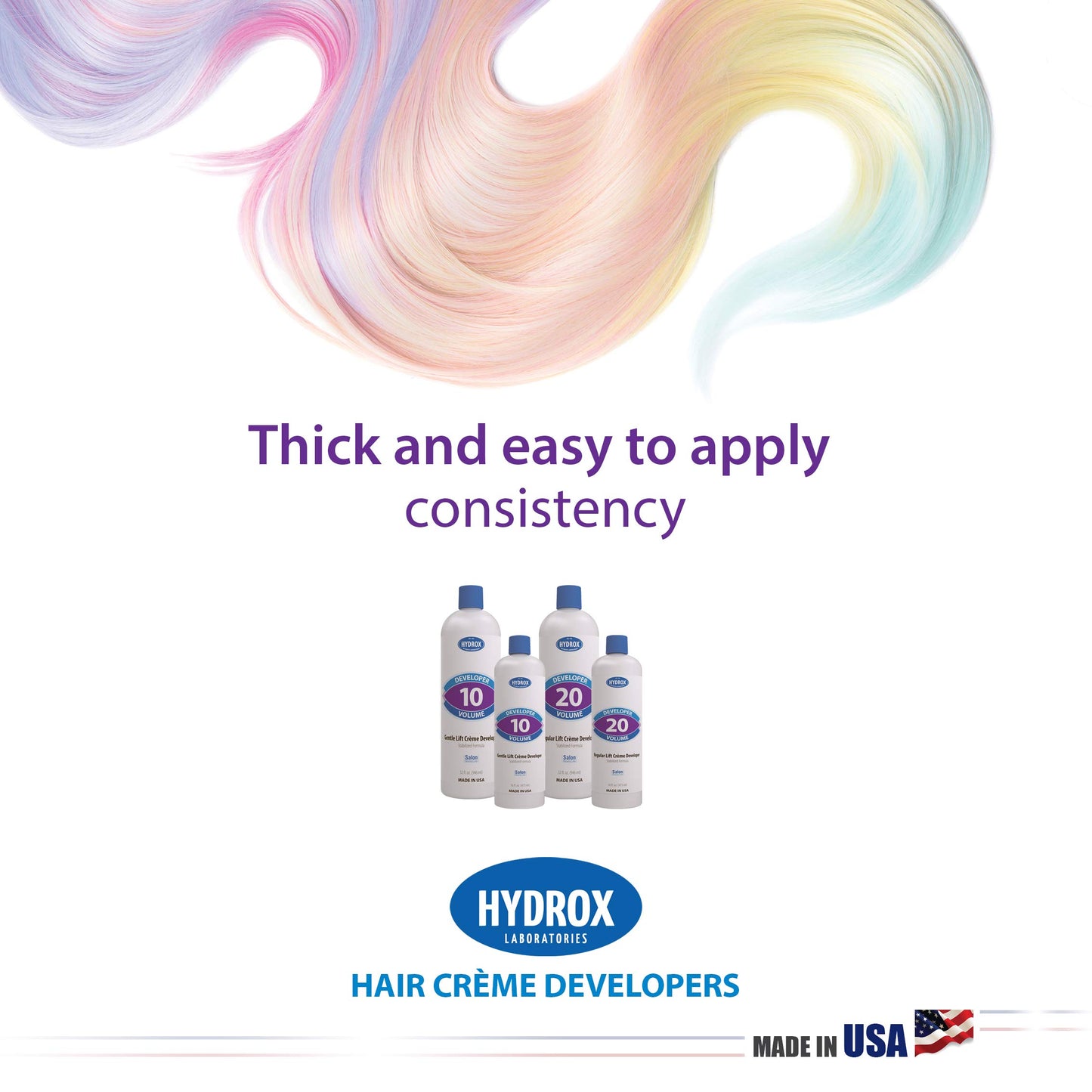 Hydrox 10-Volume Creme Developer Gentle Lift, 16 Ounce (single)