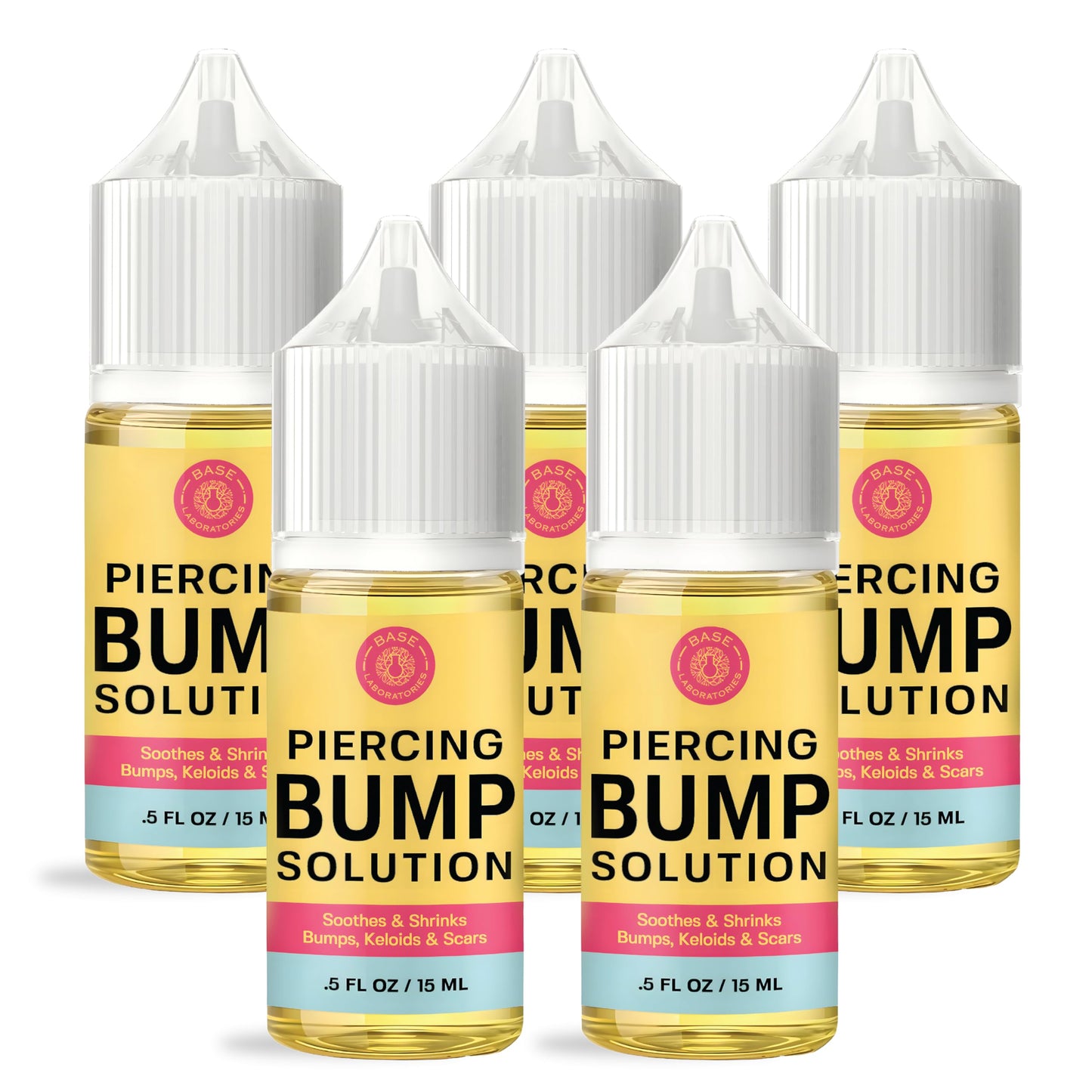 BASE LABORATORIES Piercing Bump Solution & Keloid Bump Removal | Soothing Piercing Aftercare for Piercing Bumps & Keloid Scar Removal | Ear & Nose Beauty and Personal Care BASE LABORATORIES Default Title