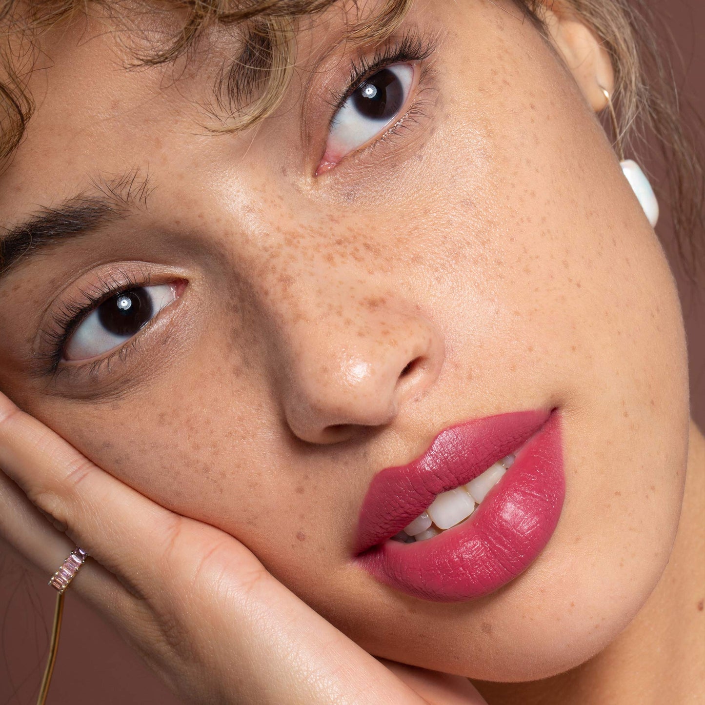 ILIA - Color Block Lipstick | Non-Toxic, Vegan, Cruelty-Free, Hydrating + Long Lasting, No Budge Color with Full Coverage (Wild Aster (Berry Brown