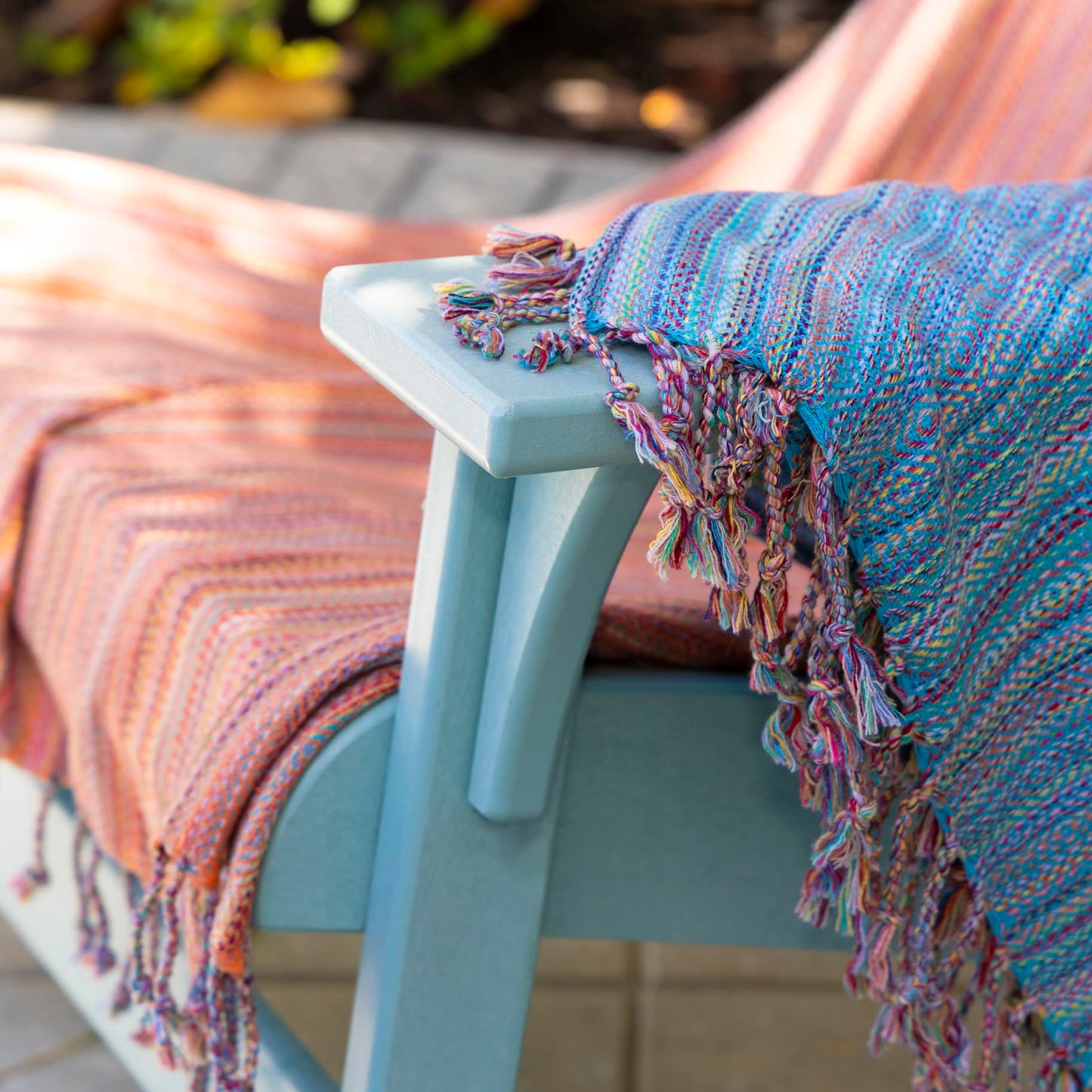 Refinery No. 1 Turkish Beach Towel, Nomad Weave, Oversized Quick Dry Lightweight, Sand Free, Pool and Swim Towel (Purple)