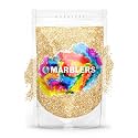 MARBLERS Twinkle Glitter [Silk Beige] 3oz (85g) | Fine | Non-Toxic, Vegan, Cruelty-Free | Face, Body, Eyeshadow, Hair, Festival, Party Makeup | Nail