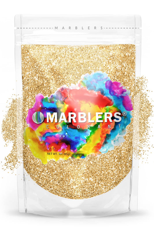 MARBLERS Twinkle Glitter [Silk Beige] 3oz (85g) | Fine | Non-Toxic, Vegan, Cruelty-Free | Face, Body, Eyeshadow, Hair, Festival, Party Makeup | Nail