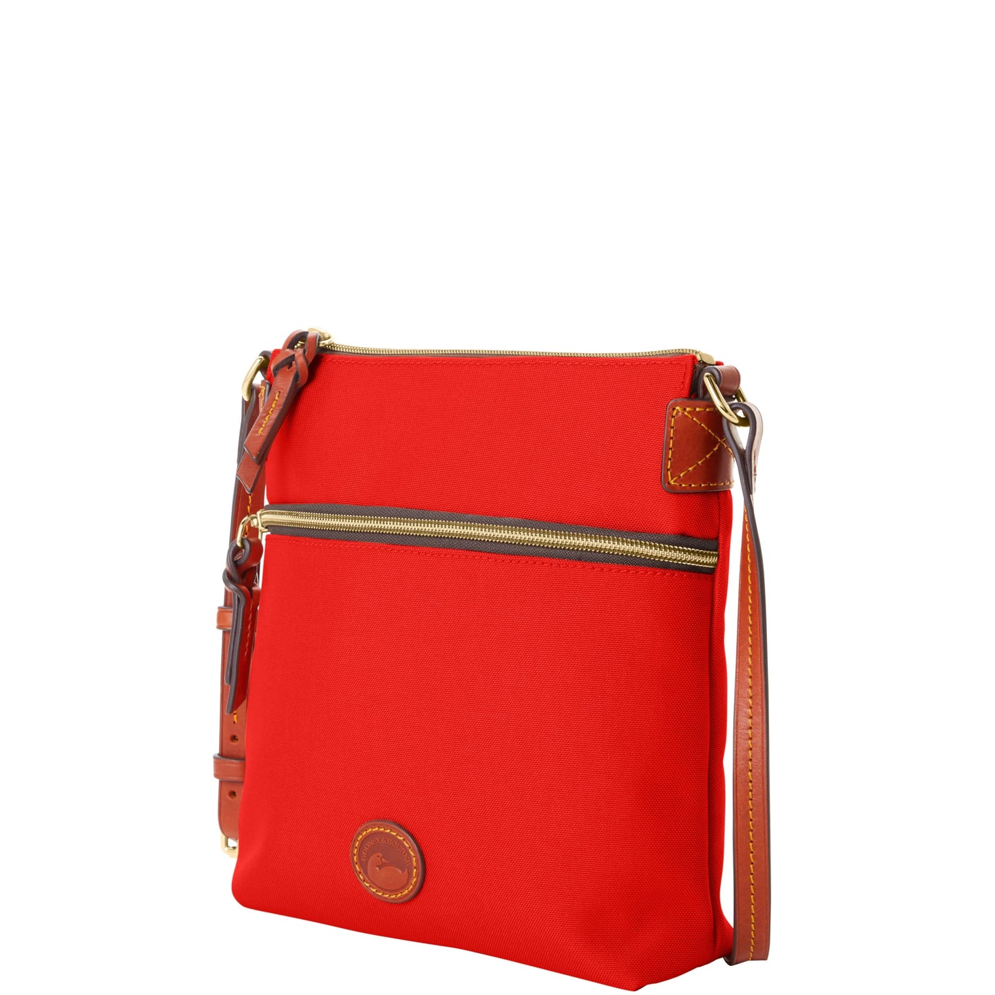 Dooney & Bourke Women's Handbags, Nylon Crossbody Bag for Women with Zipper Pockets - Red