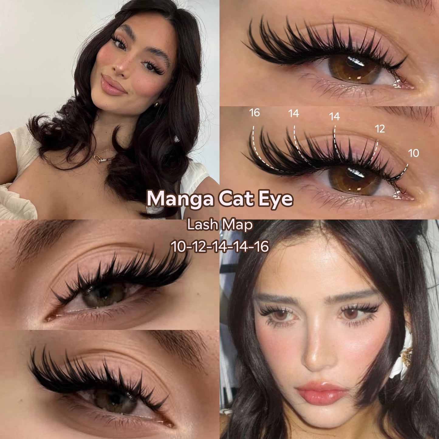 Goddvenus Manga Lash Clusters Kit Natural 280Pcs Cluster Eyelash Extensions Kit Wispy Anime Eyelash Clusters Fairy Fluffy DIY Individual Lash Beauty and Personal Care Goddvenus