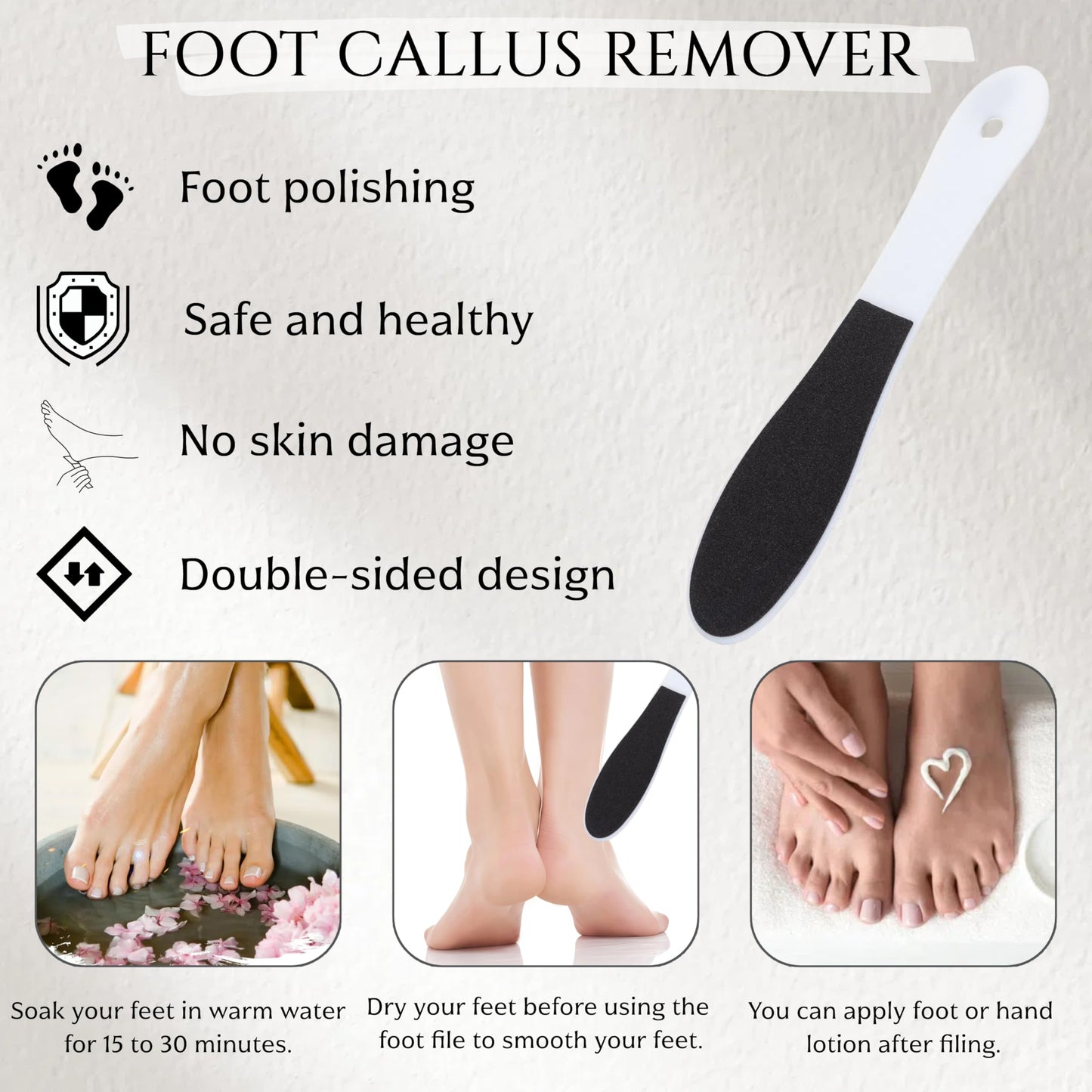 10 Pack Foot File, Professional Foot Callus Remover Sandpaper Pedicure Tools, Double Side Foot Scrubber, Sander for Dead Skin Foot Rasp Pedicure