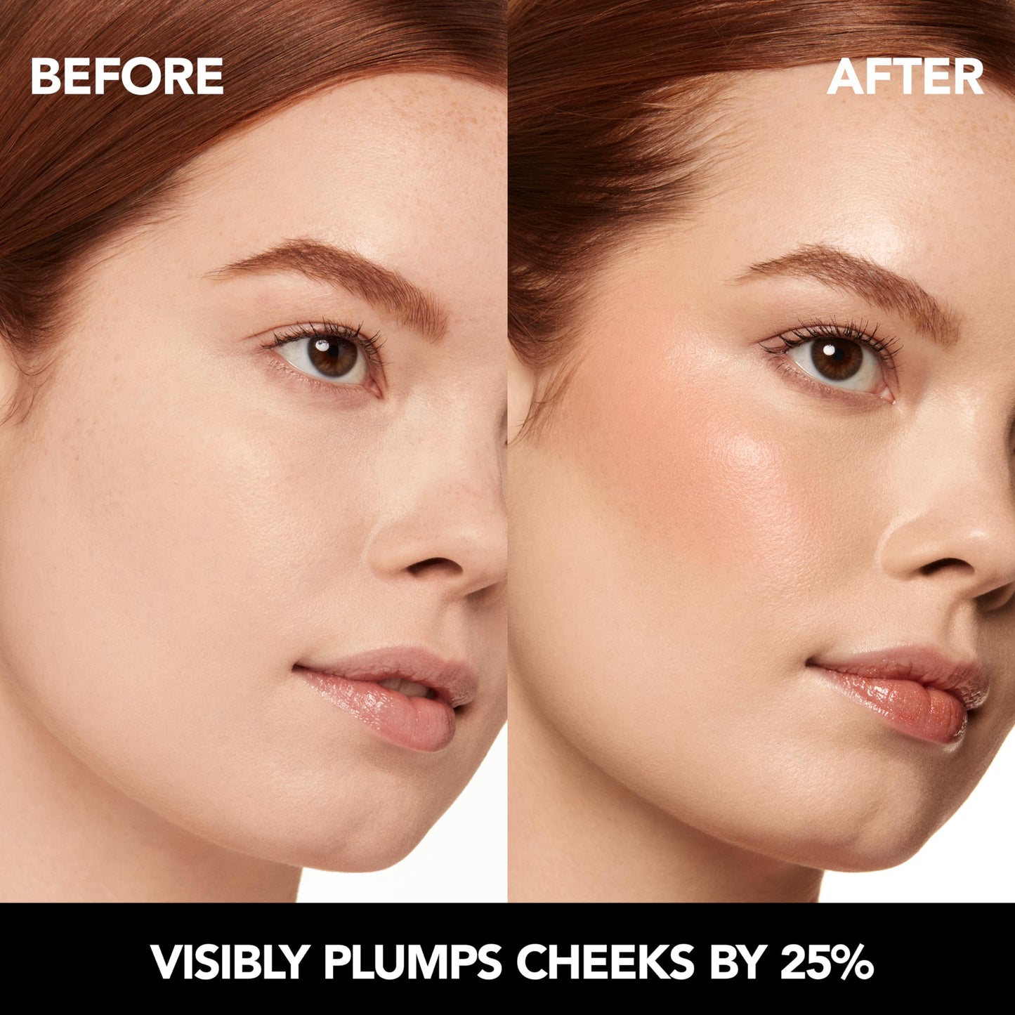 BUXOM Plump Shot Peptide Plumping Blush, Tickled Pink