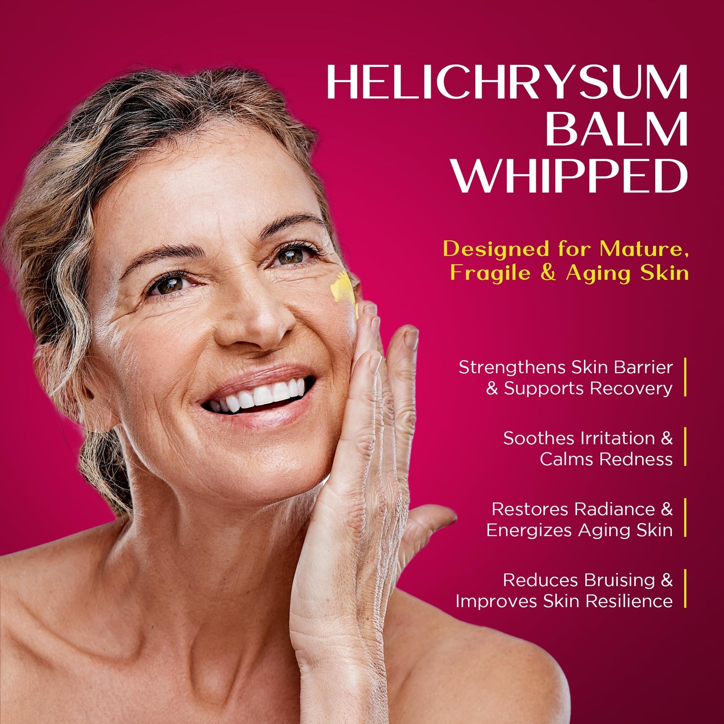 Vigority Helichrysum Balm Soothes & Repairs: Restorative Cream with Arnica & Calendula for Thin, Fragile, Bruised & Aging Skin - Moisturizes Beauty and Personal Care Vigority