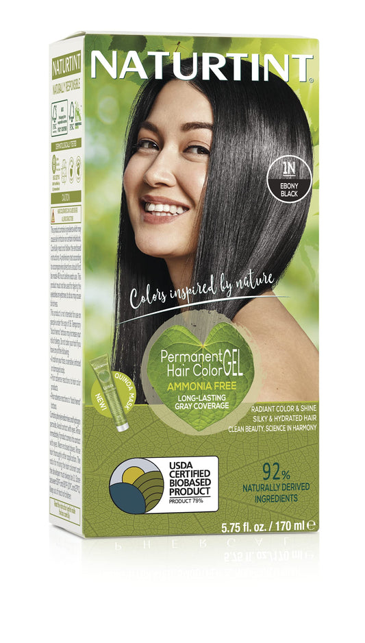Naturtint Permanent Hair Color 1N Ebony Black - 5.4 fl oz