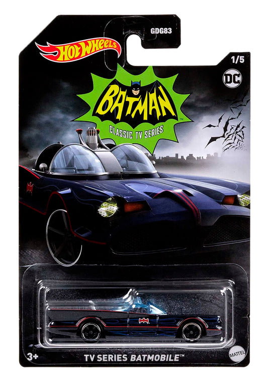 Hot Wheels Batmobile, 1 1:64 Scale Toy Car, DC Batmobile Collectible Vehicle, Toy for Batman Fans & Kids, HMV72 (Assorted Design)