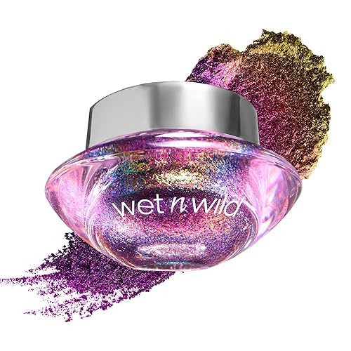 wet n wild Chameleon Chrome Eyeshadow Foil, Multi-Chromatic Light-Reflecting Pigments, Self-Adhering & High-Impact Color, Long-Lasting & Blendable