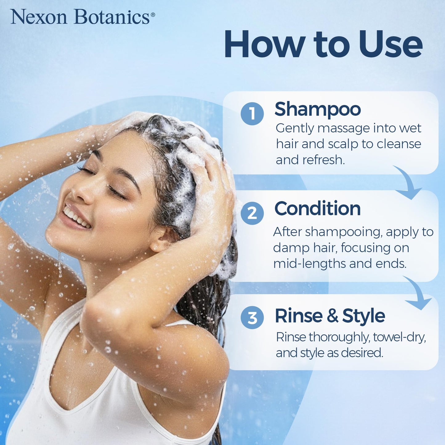 Keratin Shampoo and Conditioner Set 16 fl oz Each - Strengthening & Smoothing Care for Dry, Damaged, Frizzy or Keratin-Treated Hair - Color Protecting