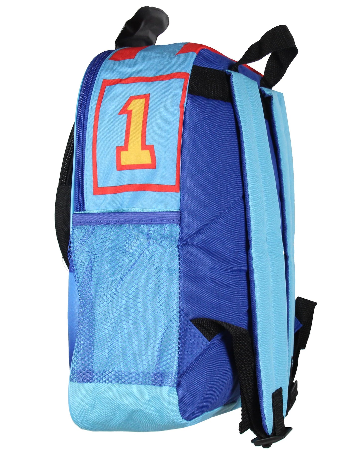 Thomas The Train and Friends 14" Kids School Travel Backpack Bag For Toys w/ 3D Character Front Pocket