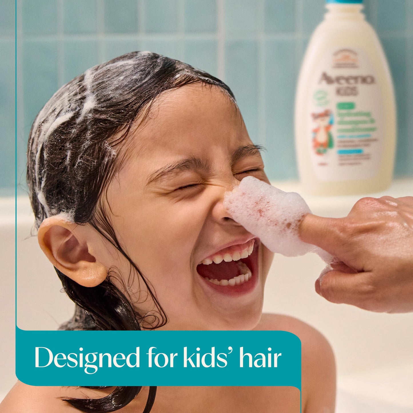 Aveeno Kids Shampoo & Conditioner, Formulated With Oat Extract to Gently Cleanse, Condition & Detangle Kids Hair, For Sensitive Skin and Scalp Beauty and Personal Care Aveeno Baby