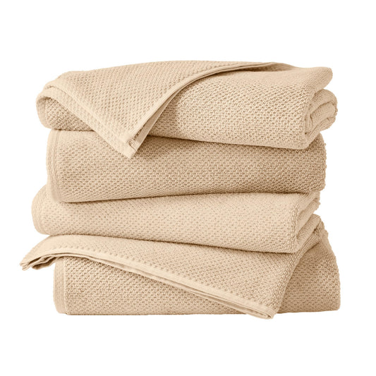 Great Bay Home 100% Cotton 4 Pack 54x27 Bath Towel Set - Absorbent, Quick-Drying, Durable Towels for Bathroom Decor - Low-Twist, Two-Ply Fibers…