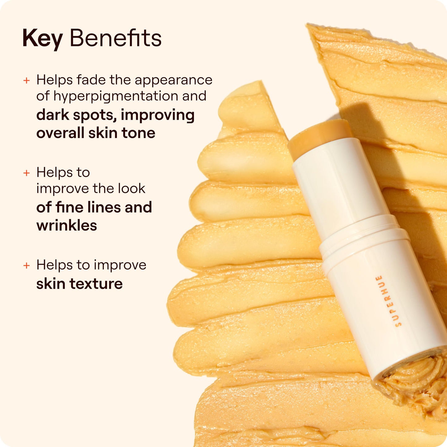 Live Tinted Superhue Hyperpigmentation Serum Stick - Balm-to-Serum Stick For Face & Body - Skin Care with Niacinamide & Vitamin C, Facial Serum Stick