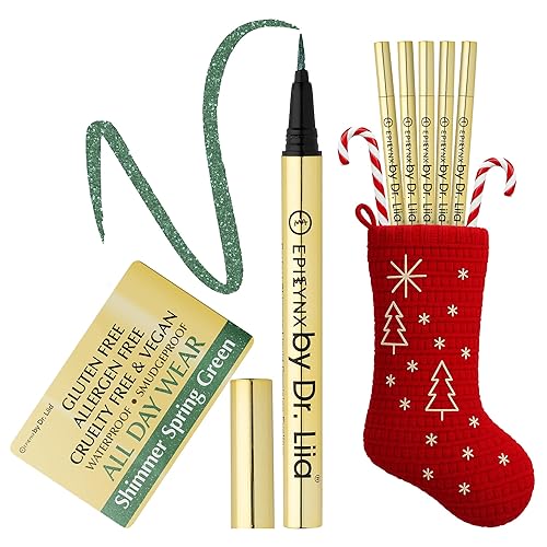 Liquid Eyeliner - Hypoallergenic Eyeliner with Fine Brush Tip, Long-Lasting Waterproof Eye Liner - Cruelty-Free, Vegan, Hypoallergenic, Gluten-Free
